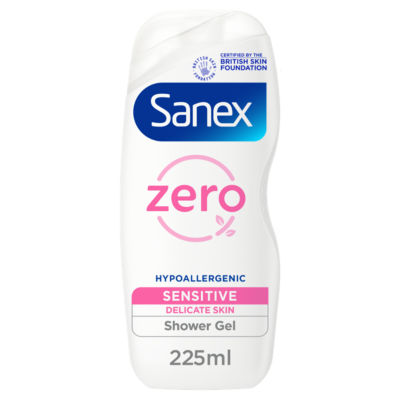 Zero% Hypoallergenic Sensitive Shower Gel 225ml thumbnail 2