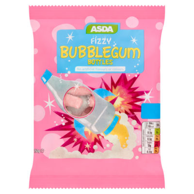Fizzy Bubblegum Bottles 150g