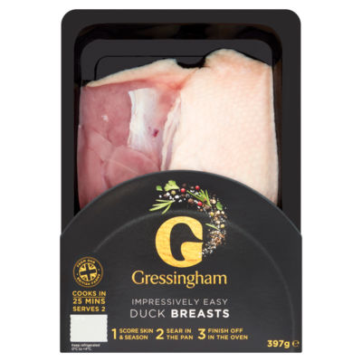 Gressingham Duck Breast Fillets 397G