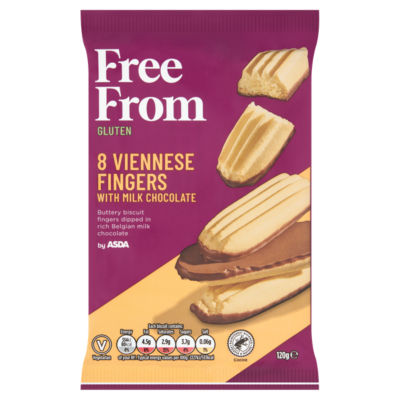 Free From by  Viennese Fingers with Milk Chocolate 120g thumbnail 2