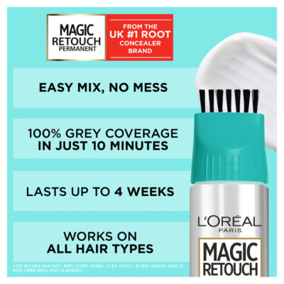 L'Oréal Magic Retouch Instant Root Spray, Grey, Darkest Brown 3: Instantly camouflages grey. thumbnail 3