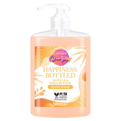 Creations Happiness: Bottled Vanilla & Shea Butter Hand Wash 500ml