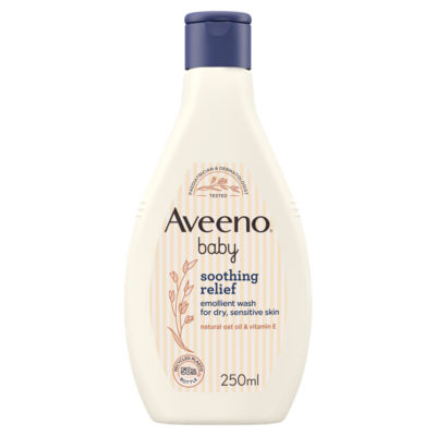Soothing Relief Emollient Wash, For Dry and Sensitive Skin, Vitamin E & Oat Oil, 250ml thumbnail 2