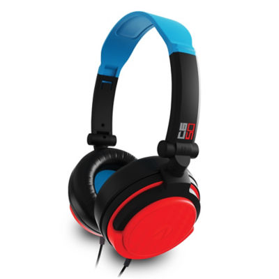 C6-50 Gaming Headset for Nintendo Switch, PS5, PS4 XBOX, PC & Mobile - Neon Blue & Red thumbnail 2