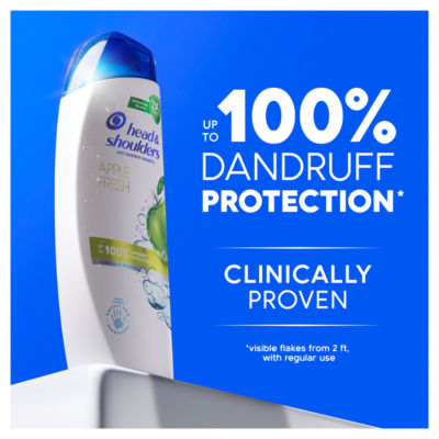Apple Fresh Anti-Dandruff Shampoo 400ml.Works against Oil and Itch thumbnail 3
