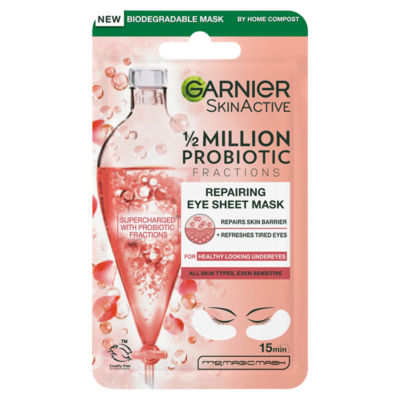 SkinActive Probiotic Repairing Eye Sheet Mask with Probiotic Fractions