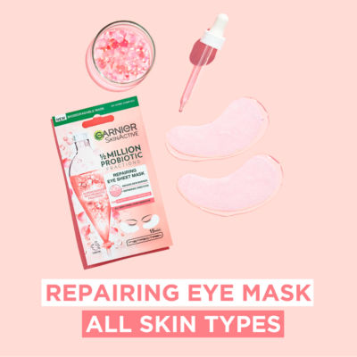 SkinActive Probiotic Repairing Eye Sheet Mask with Probiotic Fractions thumbnail 3