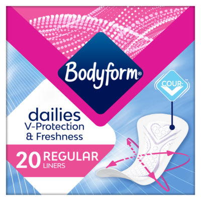 Dailies Normal Cour-V Panty Liners 20 pack thumbnail 2