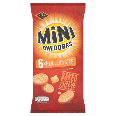 Mini Cheddars Red Leicester Flavour Multipacks 6x23g thumbnail 2