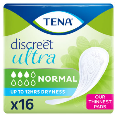 Discreet Ultra Normal Incontinence Pads 16 Pack thumbnail 2
