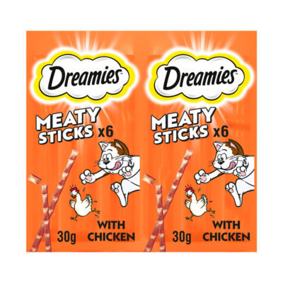 ™ Meaty Sticks Adult Cat Treats with Tasty Chicken 30g thumbnail 2