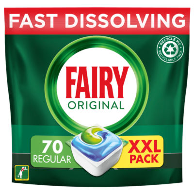 Original All In One Dishwasher Tablets Regular, 70 Capsules thumbnail 2