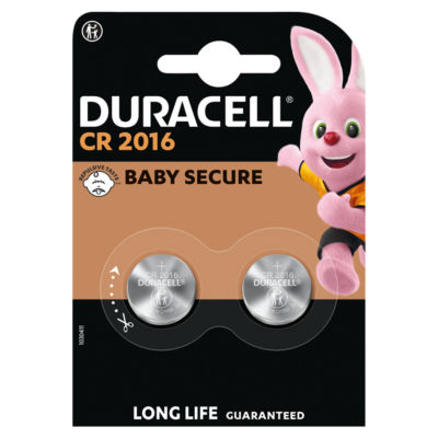 Specialty 2016 Lithium Coin Battery 3V, pack of 2 (DL2016/CR2016)