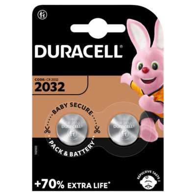 Specialty 2032 Lithium Coin Battery 3V, pack of 2 (DL2032/CR2032) thumbnail 2