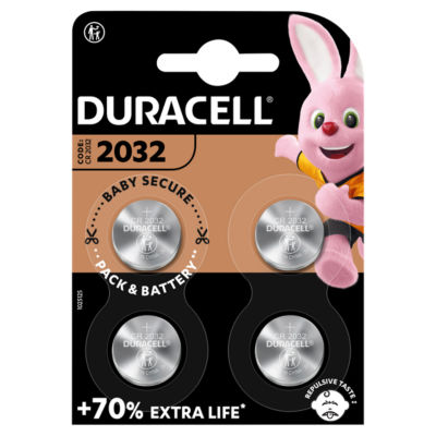 Specialty 2032 Lithium Coin Battery 3V, pack of 4 (DL2032/CR2032) thumbnail 2
