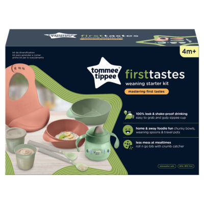 Weaning Starter Kit 4m+: Bowls, Spoons, Bib, Sippy Cup, Pots thumbnail 2