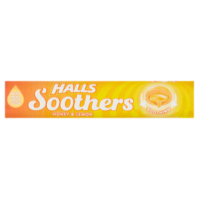 Halls Soothers Honey & Lemon Lozenges