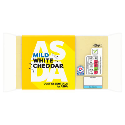 JUST ESSENTIALS by ASDA Mild White Cheddar Cheese