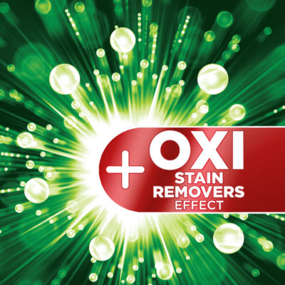 All-in-1 Pods +OXI Stain Removers Effect Washing Liquid Capsules, 30 Washes thumbnail 4