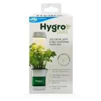 HygroPod - Indoor, self-watering pot with LED full-spectrum lights