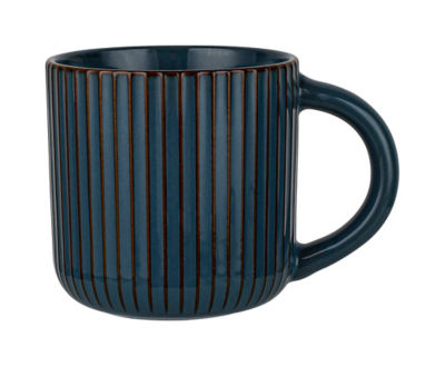 Teal Ribbed Mug thumbnail 2