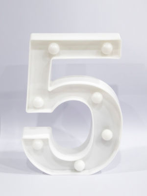 Number Light 5