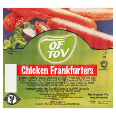 Chicken Frankfurters 400g thumbnail 2