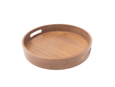 Round Wooden Tray thumbnail 2