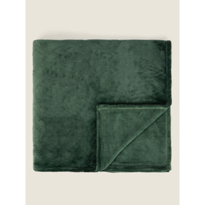 Green Super Soft Throw thumbnail 2