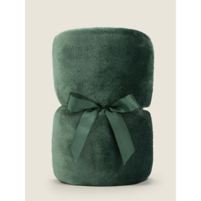 Green Super Soft Throw thumbnail 4