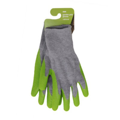 Medium Garden Grip Gloves Green Color
