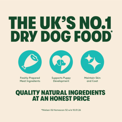 Rich in Turkey & Rice Dry Puppy Food 1.7kg thumbnail 3
