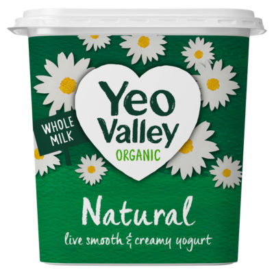 Organic Smooth & Creamy Live Natural Yogurt 950g thumbnail 2