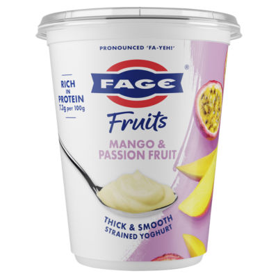 Fruits Mango & Passion Fruit Thick & Smooth Strained Yoghurt 380g thumbnail 2