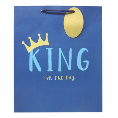 King For The Day Large Gift Bag
