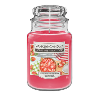 Yankee Candle Home Inspiration Large Jar Sugared Strawberries thumbnail 2