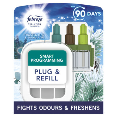 3Volution Plug In Air Freshener Unit & Refill, Frosted Pine & Eucalyptus thumbnail 2