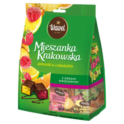 Mieszanka Krakowska Chocolate Coated Jelly Sweets 245g thumbnail 2