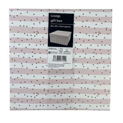 Pink Stripe Medium Gift Box thumbnail 2