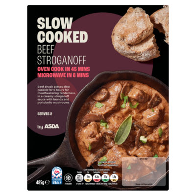 ASDA Creamy Beef Stroganoff Slow Cooked