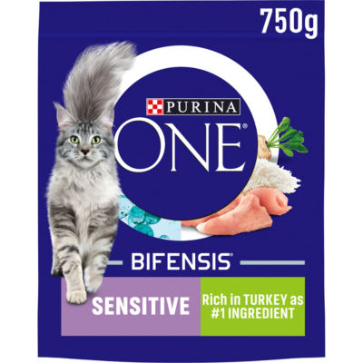 Sensitive Turkey Dry Cat Food 750g thumbnail 2