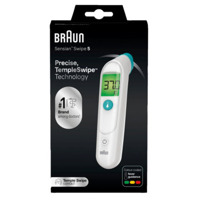 Sensian™ Swipe 5 Temple thermometer |TempleSwipe™ Technology |Colour-Coded Digital Display | Baby and Child Friendly | 3-Sec Results | #1 Brand among doctors1  | BST200 thumbnail 2