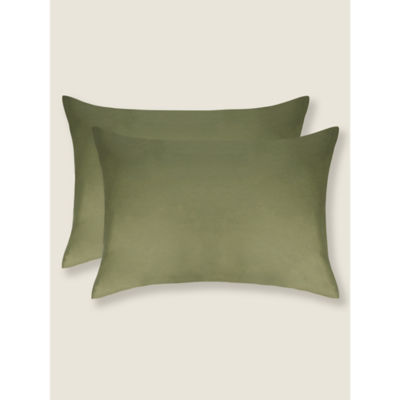 Sateen 100% Cotton 210 Thread Pillowcase Pair