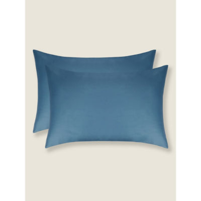 Sateen 100% Cotton 210 Thread Pillowcase Pair thumbnail 2