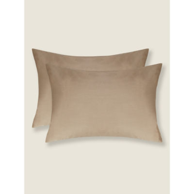 Sateen 100% Cotton 210 Thread Pillowcase Pair thumbnail 2