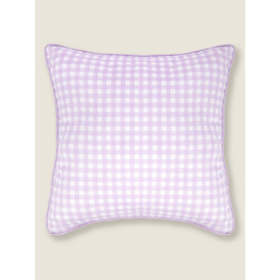 Lilac Gingham Outdoor Cushion thumbnail 2