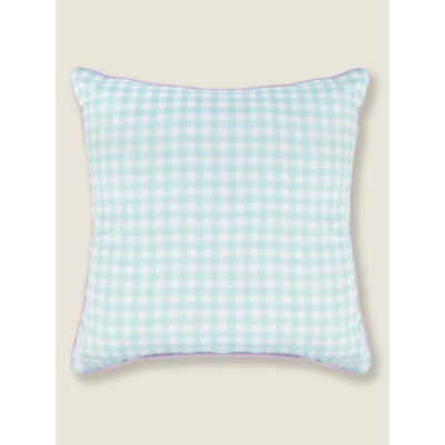 Lilac Gingham Outdoor Cushion thumbnail 4