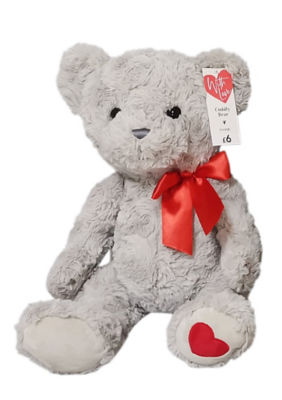Medium Valentines Bear Plush thumbnail 2