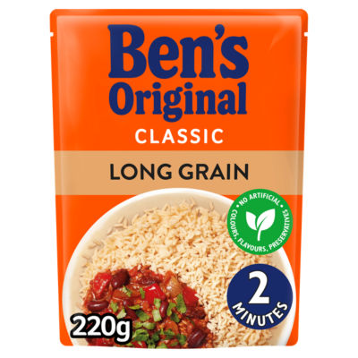 Long Grain Microwave Rice 220g thumbnail 2