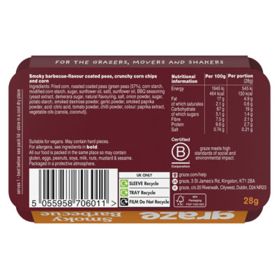 Crunch Snacks Smoky Barbecue 28 g thumbnail 4